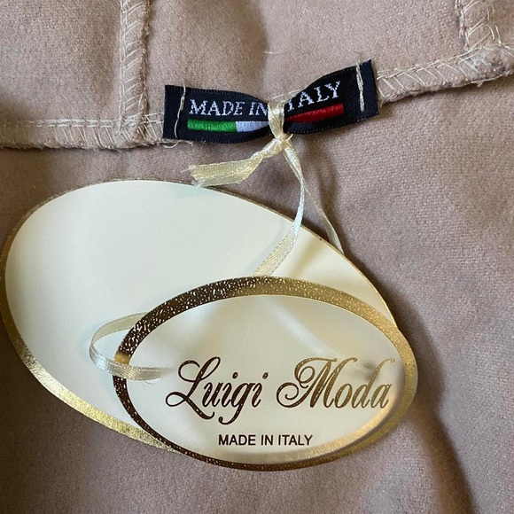 Luigi Moda Made in Italy wool fur poncho - Picture 4 of 4